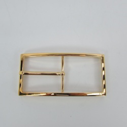 Goldene rechteckige Gürtelschnalle für 4 cm breite Gürtel