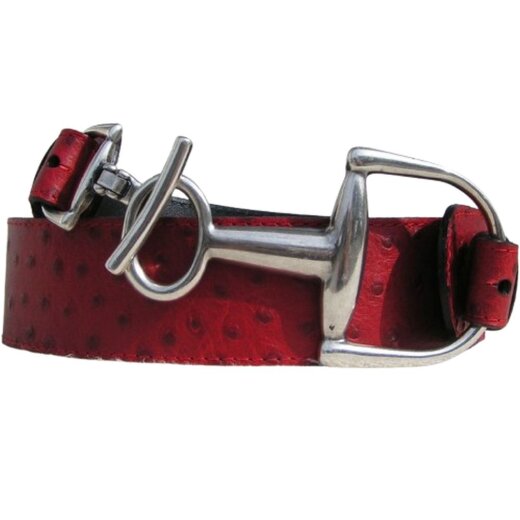 Paillettengürtel In Rot – Aus 100% Polyester, Glitzerndes Accessoire
