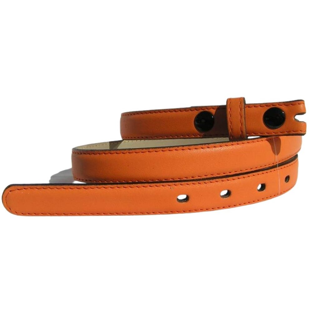 BC Belts Damen-Ledergürtel – 3,2 Cm Breit, Mit Druckknöpfen & Austauschbarer Schnalle, Vintage-Optik