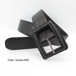 Damengürtel mit überzogener Gürtelschließe 4 cm breit