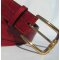 Damengürtel Krokoleder rot 4 cm breit 100