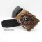 Velourleder Damengürtel mit Schmuckgürtelschnalle 4 cm breit 95