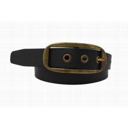 Ledergürtel Damen 3 cm breit schwarz 90
