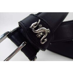 Cognacfarbener Drachengürtel 3,5 cm breit 115