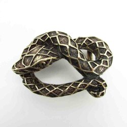 Schlangengürtelschließe 3 cm breite Gürtel