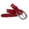 Roter Jeansgürtel 3,5 cm breit