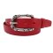 Roter Jeansgürtel 3,5 cm breit