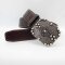 Leder Gürtel 4 cm breit mit silberner Gürtelschließe