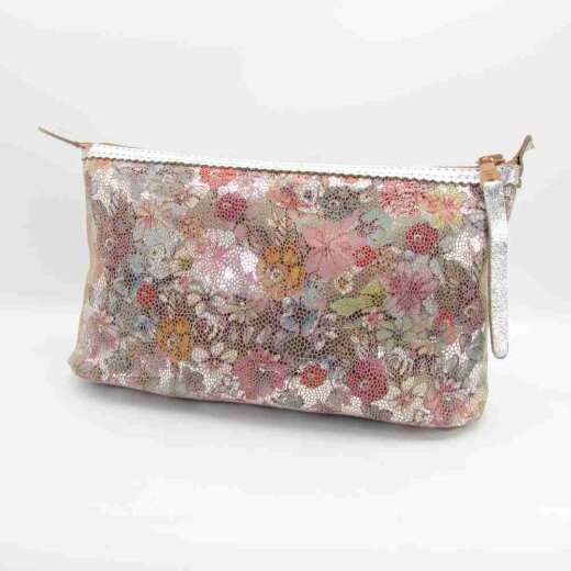 Kosmetiktasche mit Blumenmuster