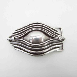 Gürtelschließe 3 cm breite Gürtel in silber