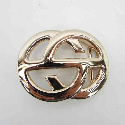 Gürtelschließe  für 4 cm  Gürtel silber