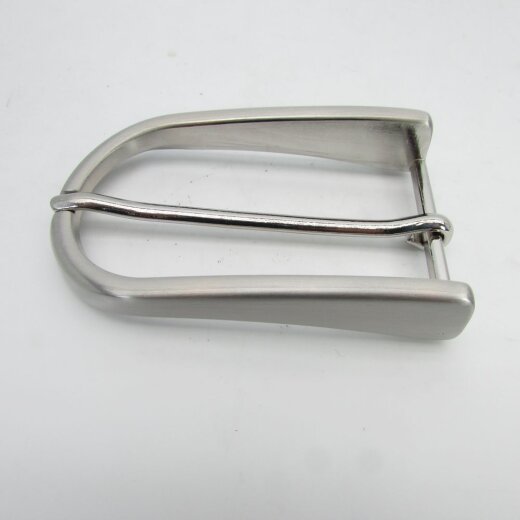 Silberne längliche Gürtelschnalle für 3 cm breite Gürtel