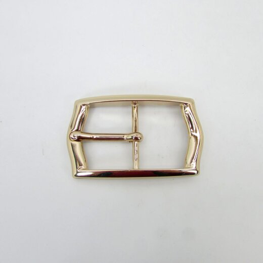 Rechteckige goldene Gürtelschnalle 3 cm