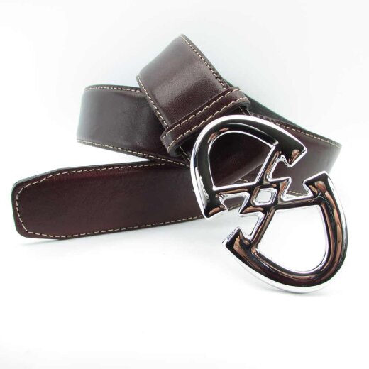 Schmuckgürtel  4 cm breit mit ovaler Gürtelschließe