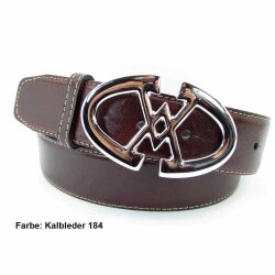 Schmuckgürtel  4 cm breit mit ovaler Gürtelschließe