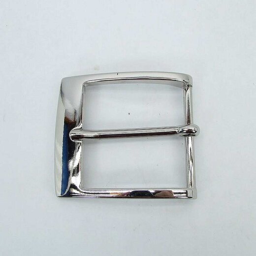 Silberne 4 cm breite Herren Gürtelschnalle