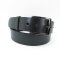 Rindledergürtel 4 cm breit mit schwarzer Gürtelschließe schwarz 110
