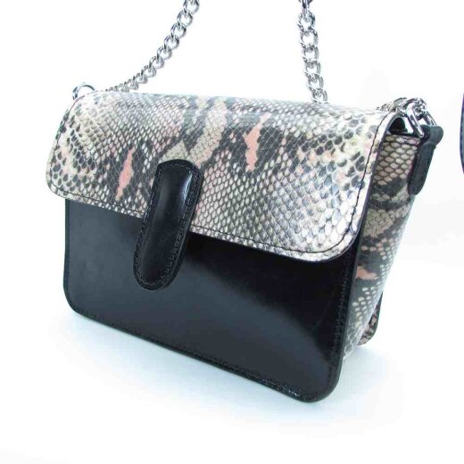 Kleine Damentasche mit silber Kette