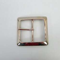Viereckige Gürtelschnalle 4,5 cm  altgold