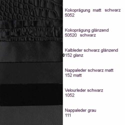 Gürtel für Männer Nappaleder  3,5 cm breit Silber 95 cm Taillenweite