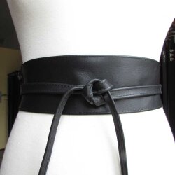 Breiter Nappalederbindegürtel 7  cm breit 85