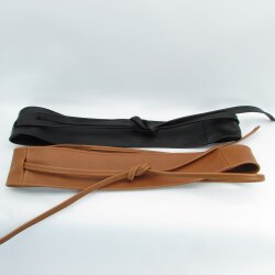 Breiter Nappalederbindegürtel 7  cm breit 85