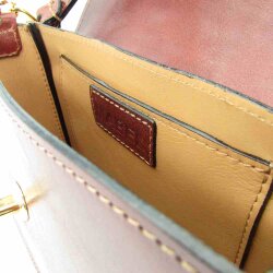 Patchwork Damentasche mit goldener Kette und Verschluss