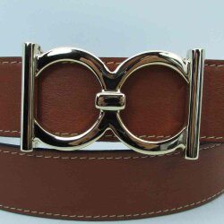 Gürtel mit Schmuckschnalle 4 cm breit für Damen gold 95 cm Taillenweite