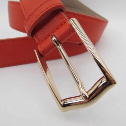Damengürtel 3 cm breit mit gpld Gürtelschnalle