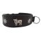 Kuh und Edelweiss Hundehalsband  5 cm breit