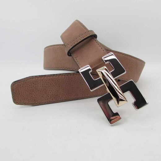 Damengürtel mit eckiger Gürtelschließe 4 cm breit