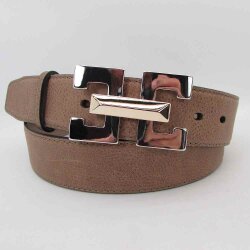 Eckige Gürtelschließe bicolor für 4 cm...