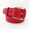 Leder Damengürtel 4 cm breit mit goldener Gürtelschließe