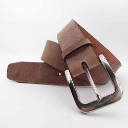 Robuster Rindledergürtel 4 cm breit Edelstahlgürtelschließe