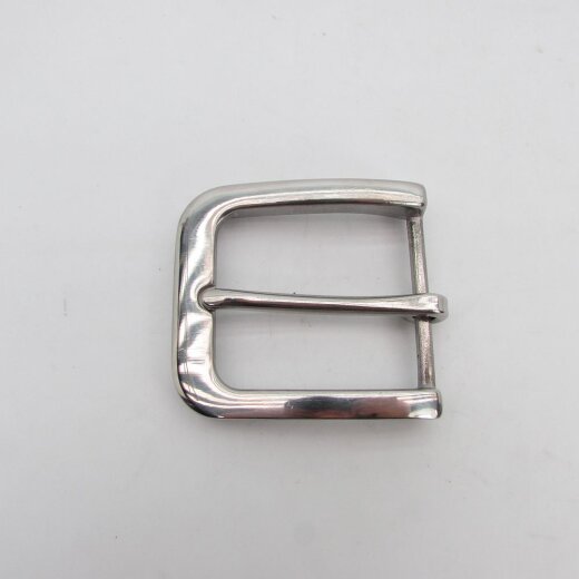 Edelstahl  Gürtelschließe für 4 cm breite Gürtel