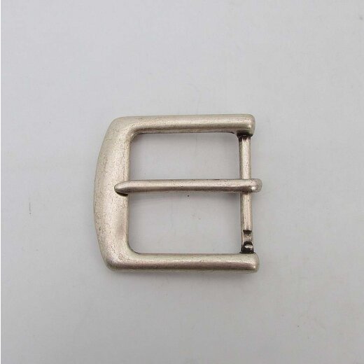 Altsilberne Gürtelschließe für 4 cm breite Gürtel