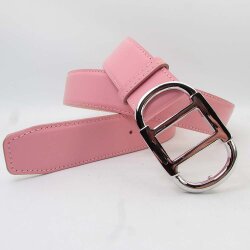 Silberschließe mit l Damengürtel  4 cm breit