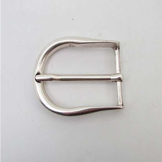 Altsilberne Gürtelschließe für 4 cm breite Gürtel