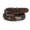 Appenzeller Kuhgürtel 3 cm breit grau matt 85