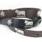 Appenzeller Kuhgürtel 3 cm breit grau matt 85