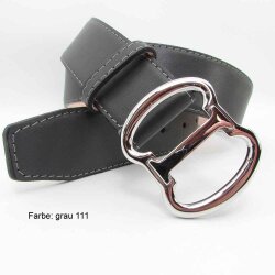 Damengürtel mit geschwungener Gürtelschnalle  4 cm breit