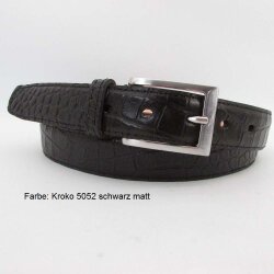 Kalbleder Herren Gürtel 3 cm breit 105 cm Taillenweite