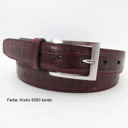 Kalbleder Herren Gürtel 3 cm breit 105 cm Taillenweite