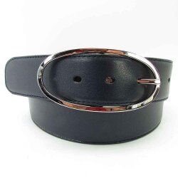 Krokoleder Gürtel 4 cm breit mit Goldschließe