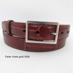 Herrengürtel 3 cm breit 100 cm Taillenweite