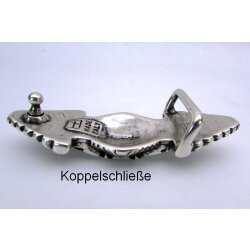 Pinkfarbener Wechselgürtel in Krokoprägung 2 cm breit Koppelschließe 90 cm