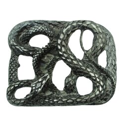 Schlangenschließe für 4 cm breite Gürtel