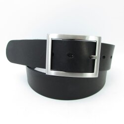 Herrengürtel 4 cm breit mit Quadratischer...