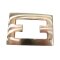 Eckige Schmuck  Gürtelschließe für 4 cm breite Gürtel