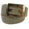 Eckige Schmuck  Gürtelschließe für 4 cm breite Gürtel